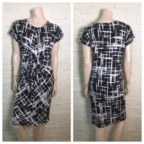 Black and white print dress - Spencer & Shaw - Picture 1 of 3